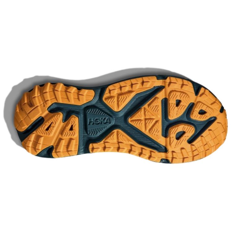 HOKA One One Stinson 7 Удобные Универсальные Прочные Низкие Беговые Кроссовки Мужские Кроссовки Зеленый Оранжевый Желтый 1141530-MWL