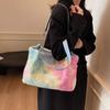 Autumn plush bag women's 2025 new niche design shoulder messenger bag Internet celebrity foreign style fluff bucket bag