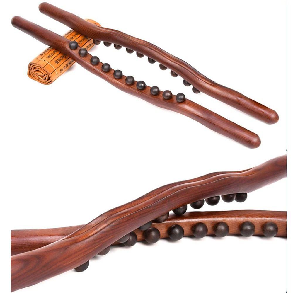 8/20/31 Beads Household Gua Sha Massage Stick  Lymphatic Drainage Tools