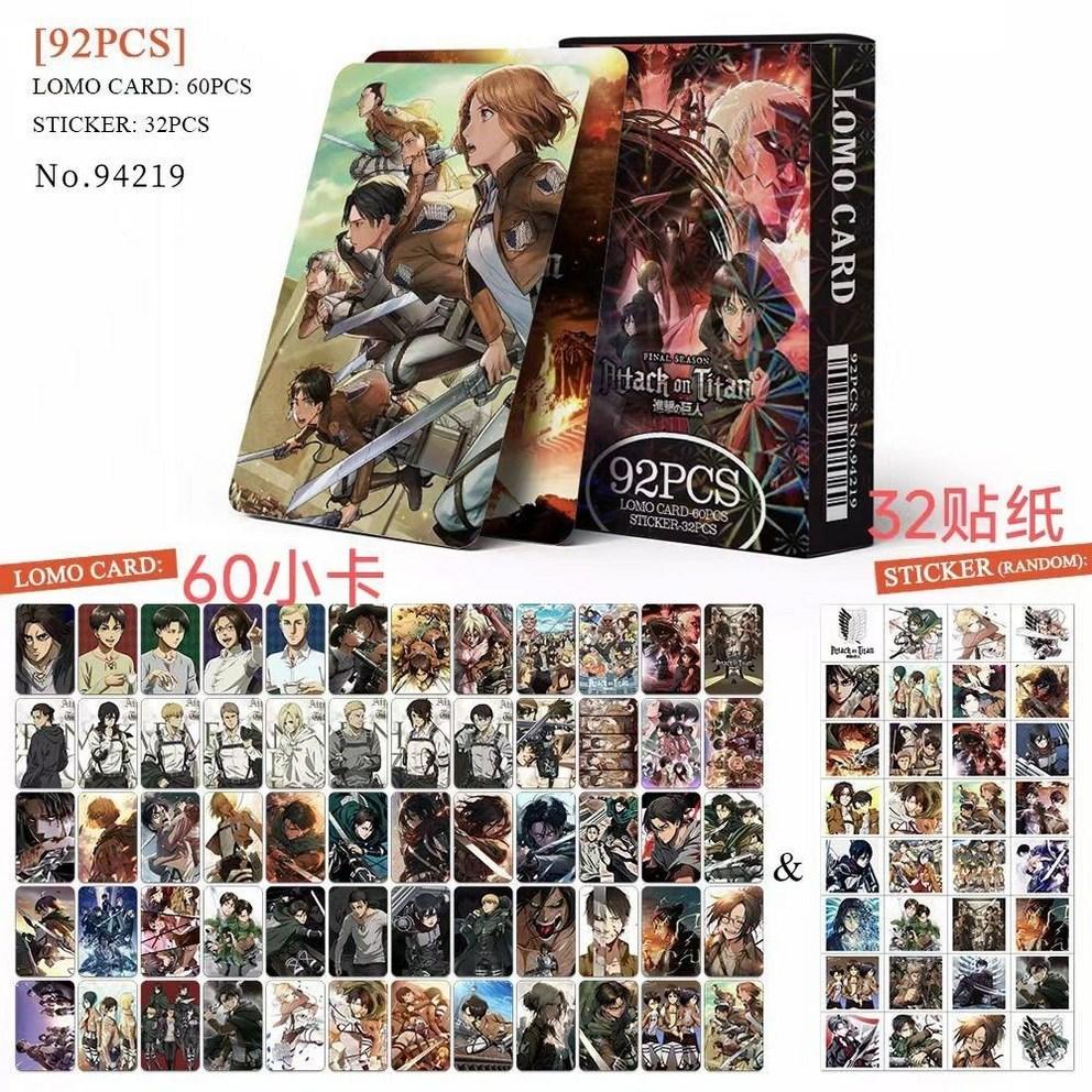 Attack On Titan Photocard + Sticker Goods