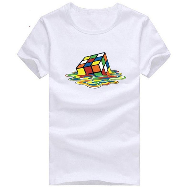 The Fashion Big Bang Theory Shelton Rubiks Cube Men Short Sleeve Tshirts