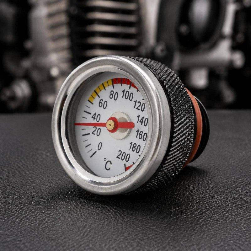 Motorcycle Oil Temp Gauge Compact Engine Temperature Gauge M20 1.5 Oil Thermometer Heat Resistant for Maintenance