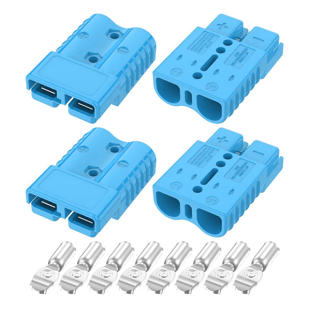 Backup Power Systems 12*7*5cm 120A Connector Quick Disconnect 2-6 AWG Connector Silver-plated Copper Terminals