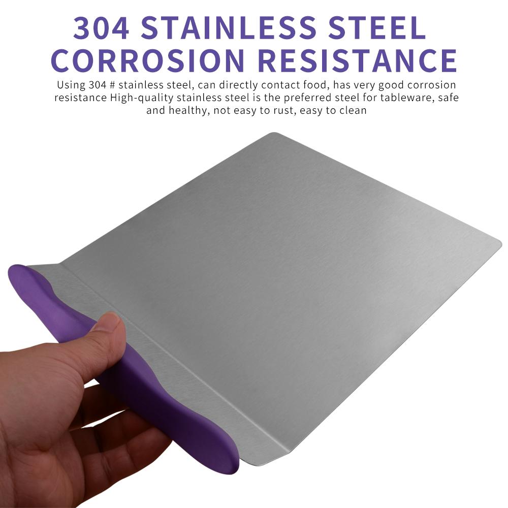 Лоток для торта из нержавеющей стали, переносная лопатка, движущаяся пластина для торта, инструмент для выпечки хлеба, лезвие для пиццы, подъемник, лопатка, скребок для кондитерских изделий, формы для выпечки