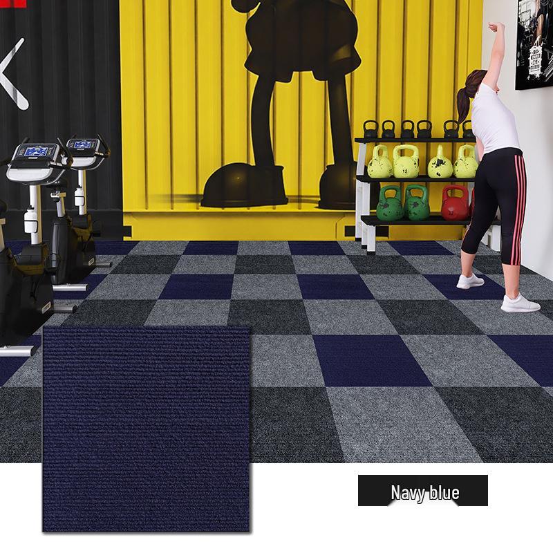 Самоклеящийся противоскользящий стыковочный коврик для пола для спальни: Подходящий для домашних животных, противоударный, ковролин для коммерческих офисов и ковровое покрытие полной площади