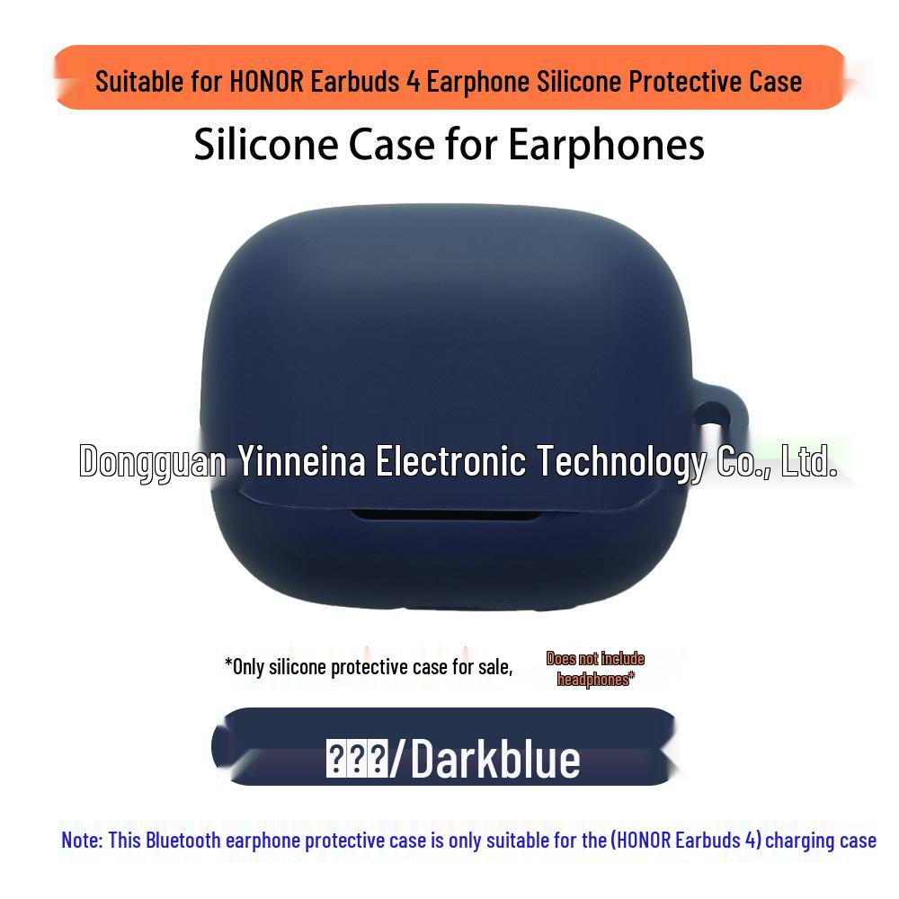 Силиконовый ударопрочный защитный чехол для HONOR Earbuds 4