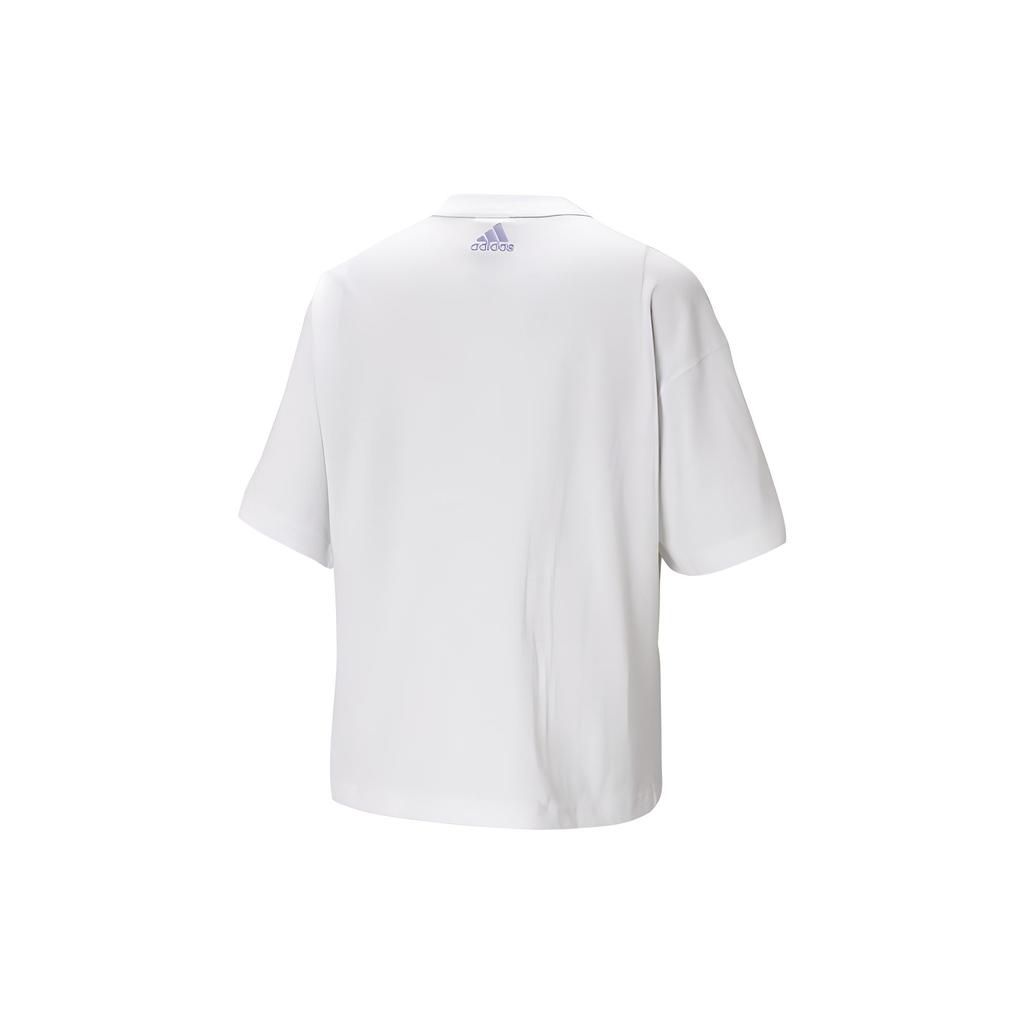 Adidas Set in Sleeve T Shirt Women's White HB5100