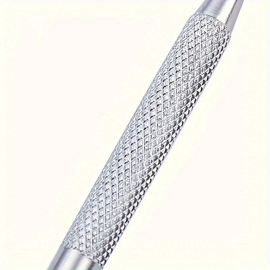 Подъемник для вросшего ногтя из нержавеющей стали - Изогнутая ложка для ногтей для глубокой очистки, Нескользящая рукоятка, Простой в использовании педикюрный инструмент для гипоаллергенного ухода за ногами