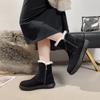 Женские зимние ботинки с кисточками, рабочие ботинки, женская обувь до щиколотки, черного цвета, горячая, высококачественная, готическая, удобная и элегантная зимняя обувь