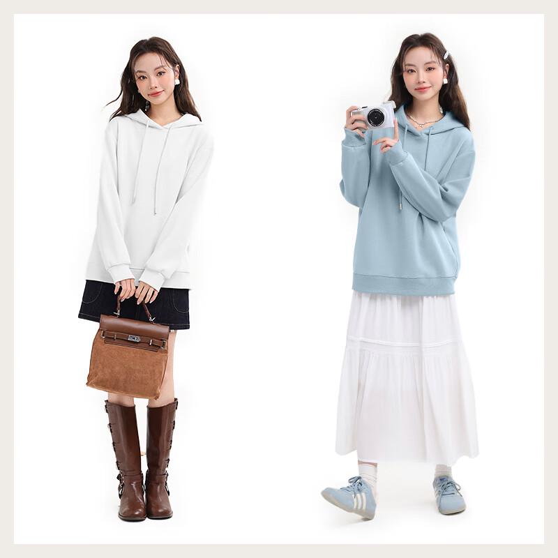 MJ STYLE Women's American Retro Hooded Sweatshirt