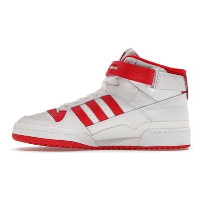Forum Mid White Ярко-красные кроссовки унисекс Cloud-White GY5819