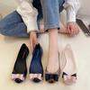 2024 Women's Anti Slip Four Seasons Fashion Fish Mouth Flat Bottom Overshoes Low Top Water Shoes