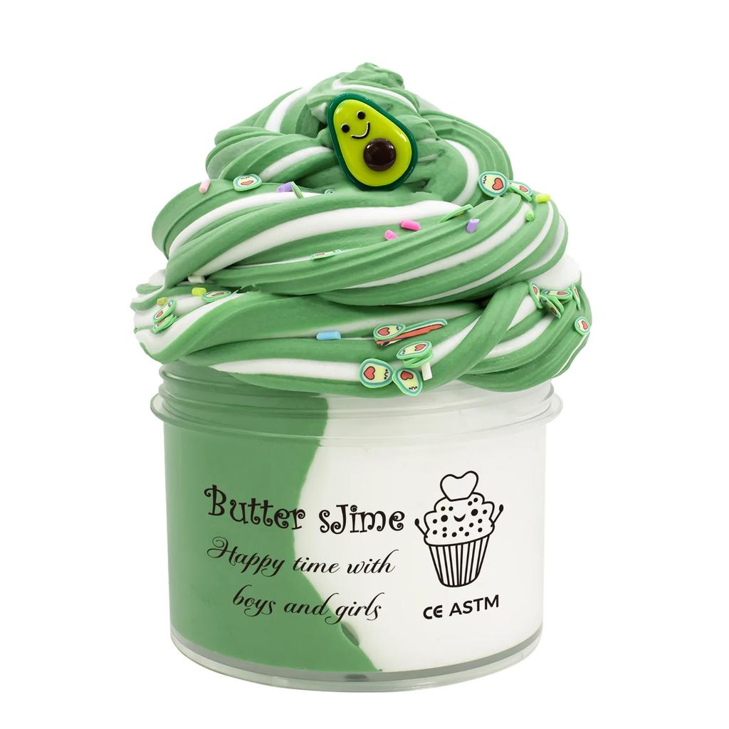 Double Color Slime 70ml Squishy Stress Reliever Decompression Mud Cute DIY Cotton Clay Educational Gift Kids Handmade Toy