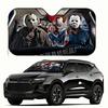 Digital Printing Car Sunshade, Sunshade, Folding Sunscreen, Thermal Insulation, Front Windshield Cover, For Car Use In The Car