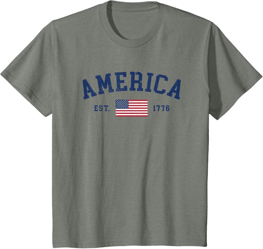 Футболка с американским флагом США Соединенные Штаты Америки США 4 июля Сделай Америку снова великой Модная повседневная футболка с коротким рукавом