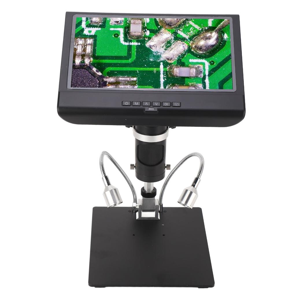 ЖК-цифровой микроскоп 10 дюймов 1080P регулируемый для промышленного SMD SMT ремонта электроники пайки