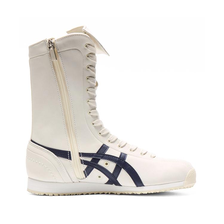 ONITSUKA TIGER Mexico 66 Боксерский тренд Прочные высокие лайфстайл кроссовки Унисекс кроссовки Бело-синие 1183C454-100