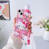 Для Samsung Galaxy A17 A07 A16 A06 A26 A56 A04E A05 A05s A15 A25 A35 A55 Чехол-Кекс Kitty с Держателем и Шнурком