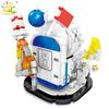 352PCS Space Astronaut Figures Building Blocks City Aerospace Cosmonaut Doll Model Bricks Construction Toy For Children