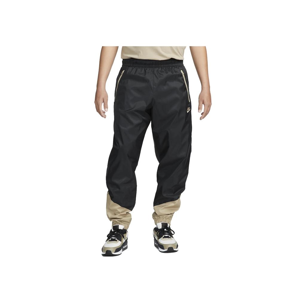 Nike Мужские спортивные штаны с вышитой буквой на манжете Черный DX0654-013
