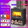 Настенная дровяная печь LISM 68 с духовкой