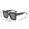 Outdoor Big Square Sunglasses Women Men Lovely Geometric Sun Glasses Mirror Black Colors Oversized Designer Brand Fashion