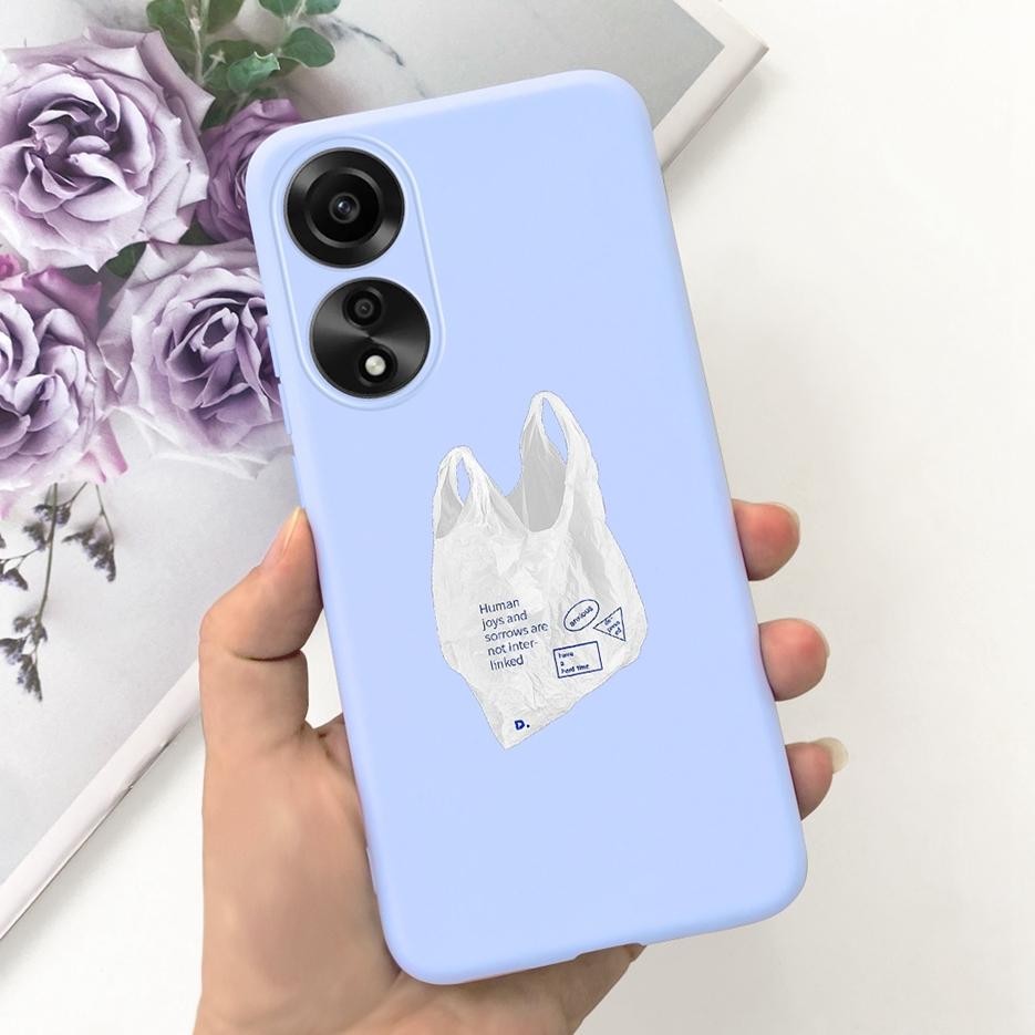 Чехол для Oppo A78 4G CPH2565 Милый Модный Мультяшный Расписной Чехол Мягкий Силиконовый Чехол для Телефона Для Oppo A78 A78 OppoA78 5G Матовый Coque