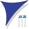 Triangle Triangle Sunshade With Ropes Shade Sail Adjustable Awning Shade Cloth  Pool Area