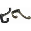 Coat Hook 6 Pieces Vintage Metal Coat Hooks Coat Rack Retro Hook For Hat Clothes Wall Hooks With Bronze Screws One Size - PJ