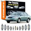 Для Toyota Corolla 2003-2008 4 шт. Комплект светодиодных ламп для салона автомобиля Комплект освещения карты, купола, для чтения, багажника Автомобильные огни Сигнальная лампа