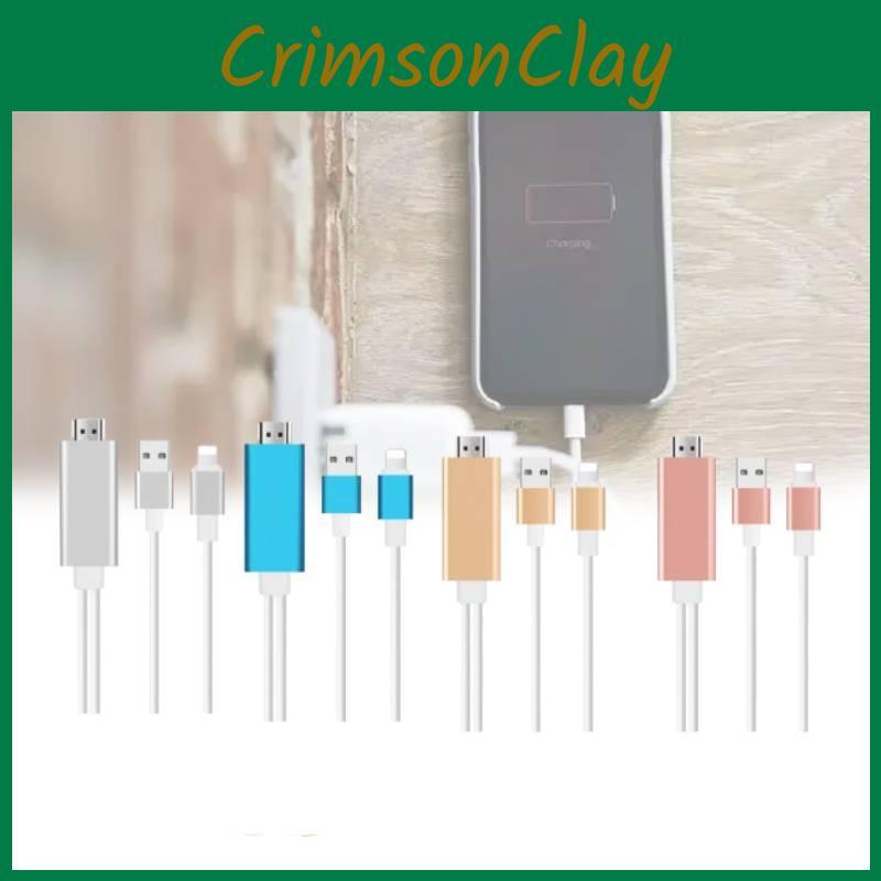 Lightning Adapter Hdmi Cable Mobile Phone 18m Copper Conductor Data Line