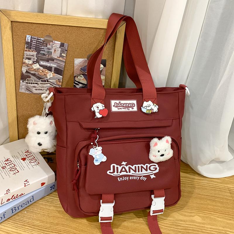 Детские школьные ранцы Ученики начальной школы Девочки Ученики средней школы Большая вместимость Грязеотталкивающий Рюкзак из двух частей