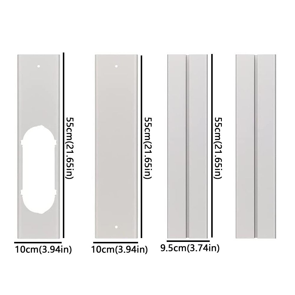 Retractable Air Conditioner Window Vent Kit AC Wind Block Seal Plate Home Sliding Window