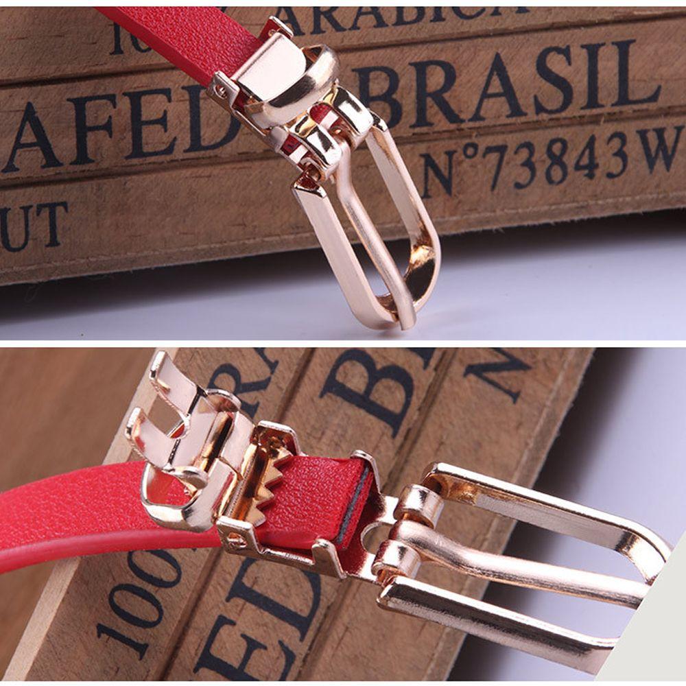 Fashion Sweater Graceful Dress Strap Adjustable Belt Thin Skinny Waistband Faux Leather Belts