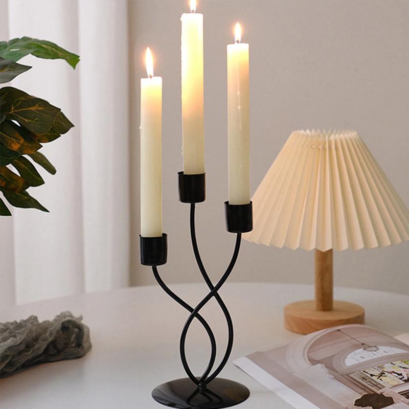 1Pc Classic European Style Single Head Home Decoration Candle Holder Candlestick Wedding Props