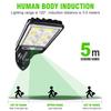 72COB Solar Powered Wall Light PIR Motion Sensor Lights Outdoor Waterproof Solar Street Light Garden Lamp 3 Light Modes