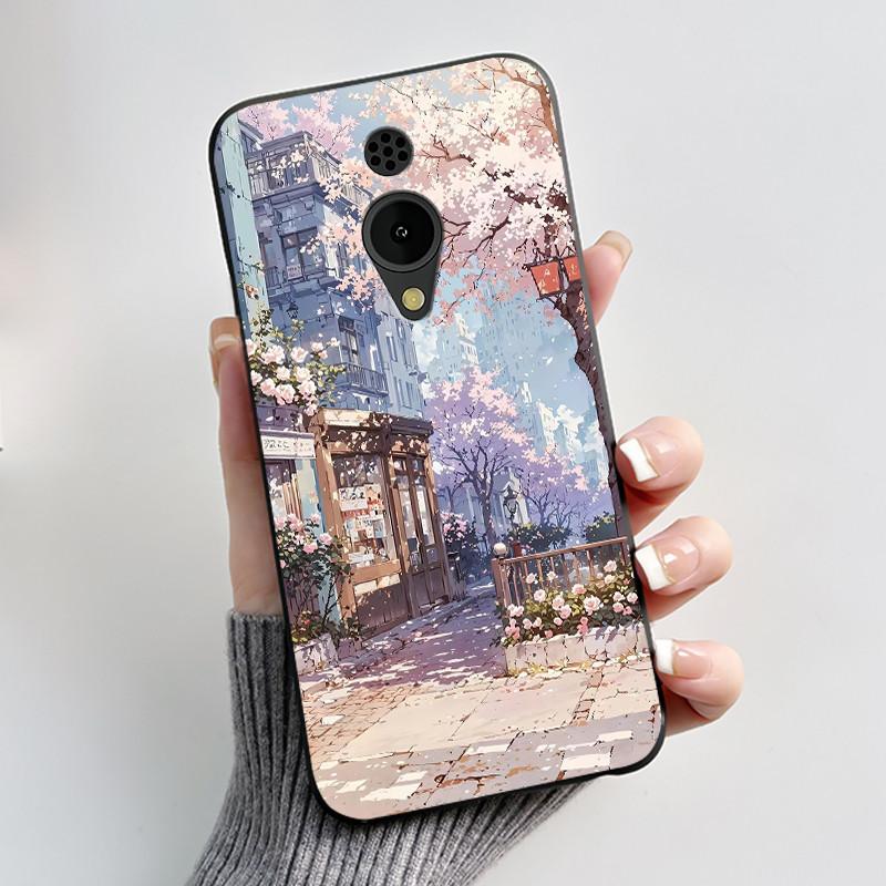 Корпус Для Nokia 150 2G 2023 TA-1582 Чехол Эстетичный Роскошный Милый Крутой Мальчики Девочки Черный Матовый Мягкий ТПУ Полностью Защитная Задняя Крышка
