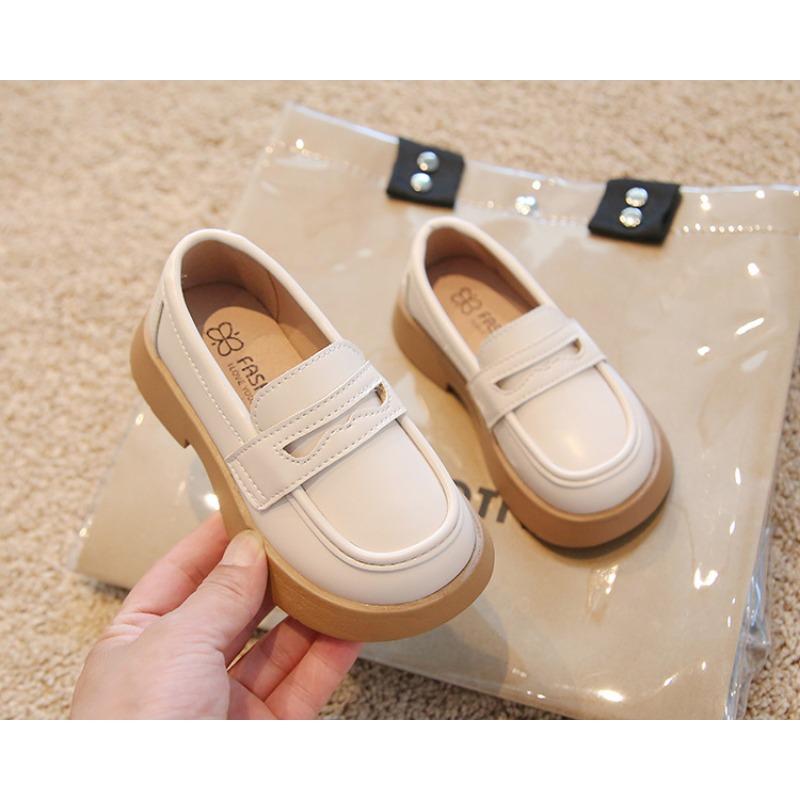 Корейские ретро повседневные детские туфли из кожи, новые осенние туфли в британском стиле