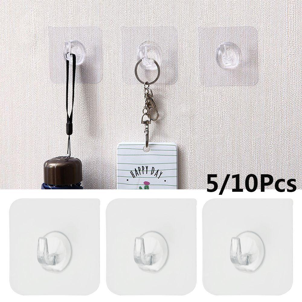 Household Bathroom Home Living Seamless Adhesive Hook Traceless Hooks Wall Rack Storage Hanger
