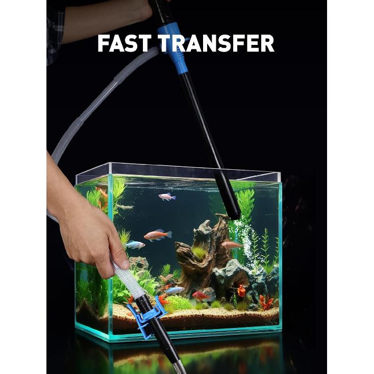 SMART JERRY - Battery Operated Fuel Pump | Electric Oil Transfer Pump For Gasoline, Diesel, Water, Transmission | 3 GPM Hand Pump With Locking Clip