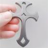TC4 Titanium Alloy Cross Pendant EDC Tool Simple Practical Cross Gadget Tools