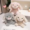 Cute Simulated Rabbit Plush Toy Accompanies Sweet Little Rabbit Children's Toy Decorative Animal Doll