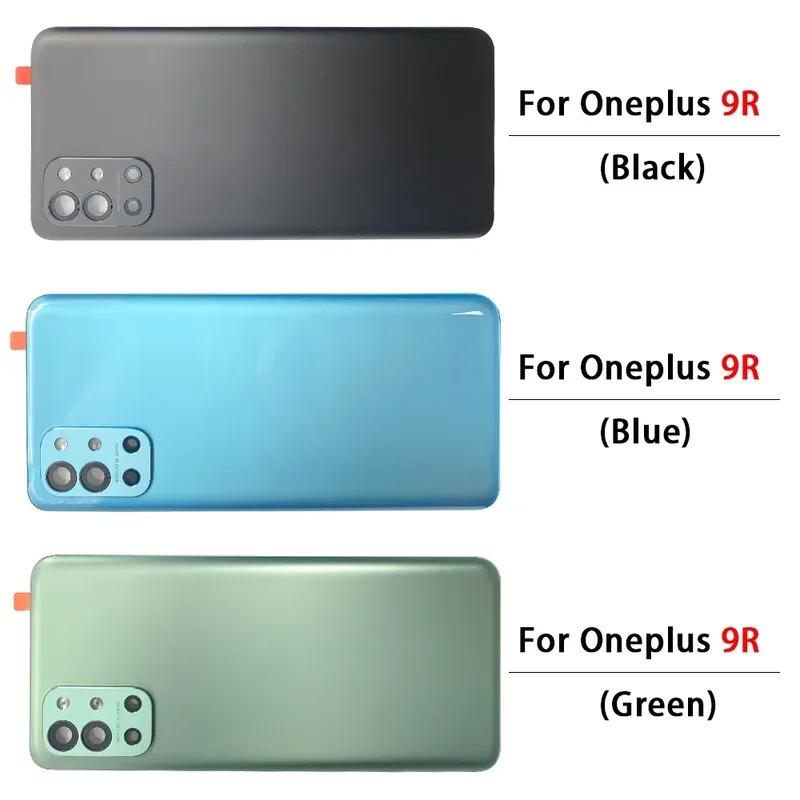 Стеклянная задняя крышка для Oneplus 9 9R 10 Pro Запасная задняя панель Корпус с клеем С окошком для камеры