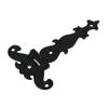 2Pcs 113*69mm Antique Bronze/Black Hinge for Windows Cabinet Cupboard Wardrobe Doors Wooden Boxes Jewelry Case Chest