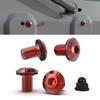 Alumania Back Style Bolt Set for Jimny Sierra Without a Spare Includes Rear Wiper Nuts (RED) Tire,