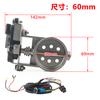 Motorcycle exhaust pipe system locomotive soundproof stainless steel valve electronic switch button control 51/60/63/70/76mm