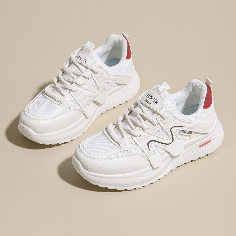 Инс корейская версия сетчатых папиных кроссовок для женщин 2025 весна новые дышащие женские студенческие спортивные увеличивающие рост повседневные кроссовки Q188