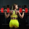 30KGS 2-In-1 Dumbbell & Barbell Adjustable Set Strength Muscle Exercise Fitness Plate Bar Clamp Rod Home Gym Sports Area