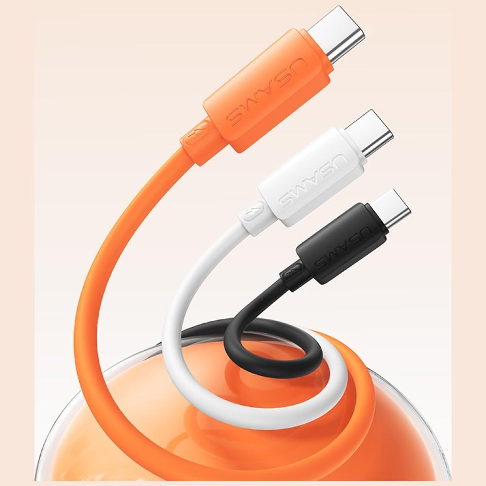 Kabel Usams U98 30W 3A Silicone Fast     Charging Usb-C Do Lightning Czarny