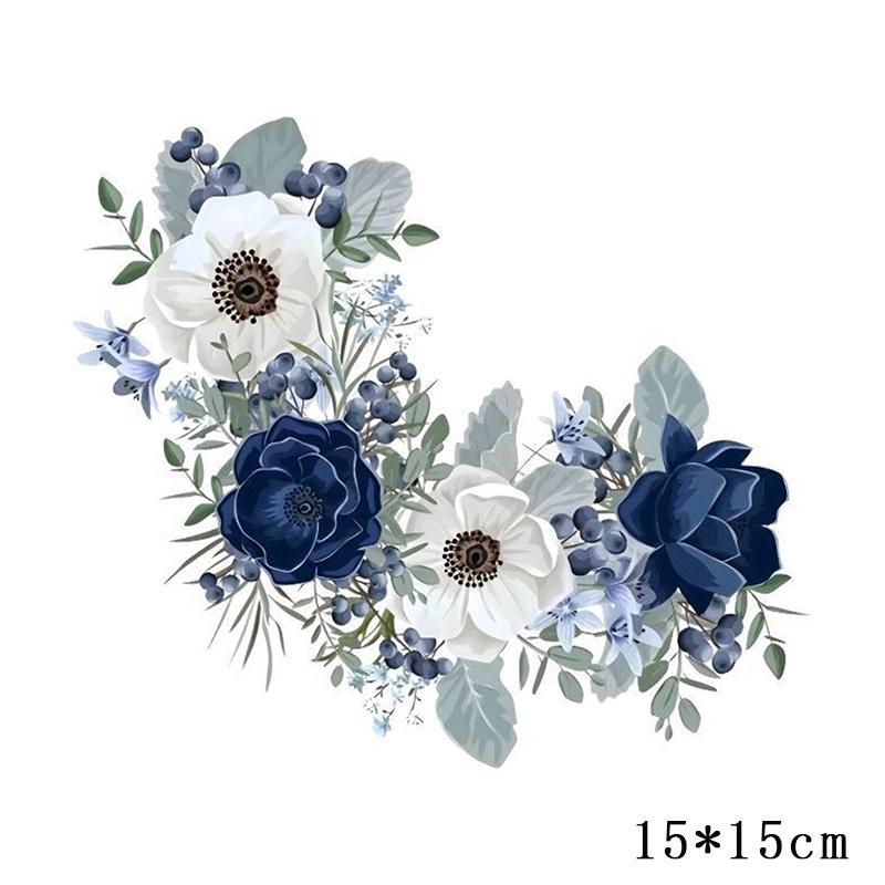 1Pcs 15x15cm Red Rose Romantic Toilet Sticker, Bathroom Living Room Cabinet Refrigerator Home Decoration Decal